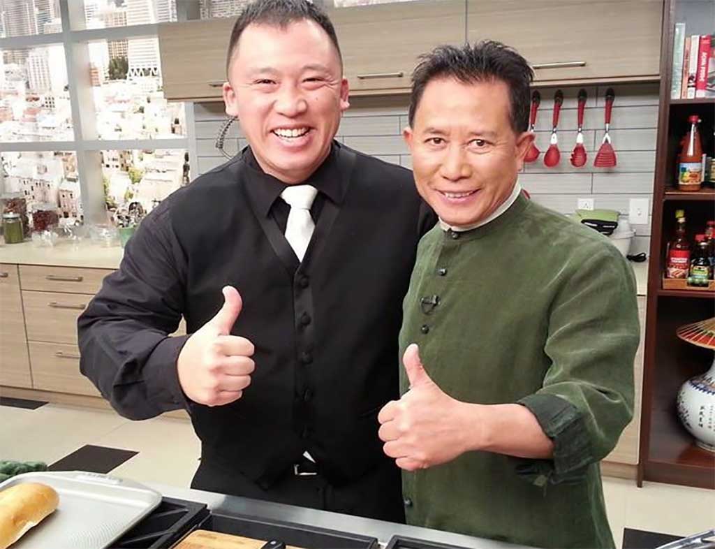 Chef Yan with San Francisco Magician Mike Toy